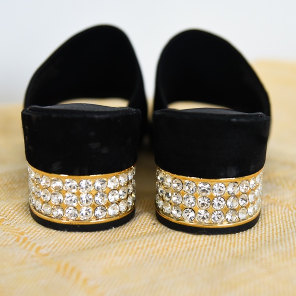 SOLD Jeffrey Campbell Black Suede Slide - Picture 4 of 4